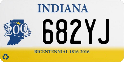 IN license plate 682YJ