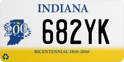 IN license plate 682YK