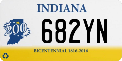 IN license plate 682YN