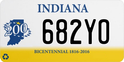 IN license plate 682YO