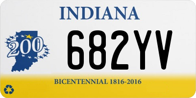 IN license plate 682YV