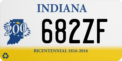 IN license plate 682ZF