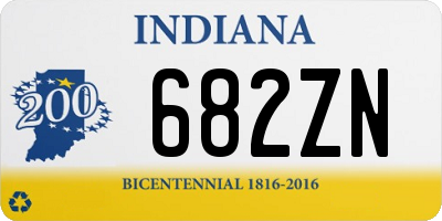 IN license plate 682ZN