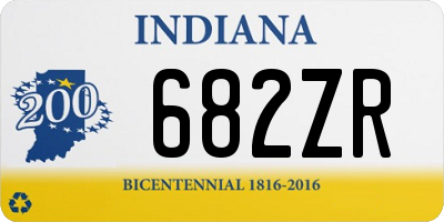 IN license plate 682ZR