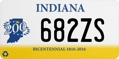 IN license plate 682ZS