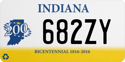 IN license plate 682ZY
