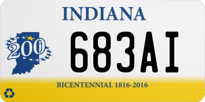 IN license plate 683AI