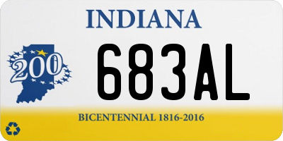 IN license plate 683AL