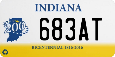IN license plate 683AT