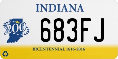 IN license plate 683FJ