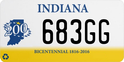 IN license plate 683GG