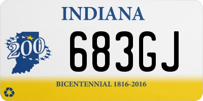 IN license plate 683GJ