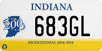 IN license plate 683GL