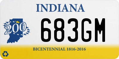 IN license plate 683GM