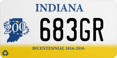 IN license plate 683GR