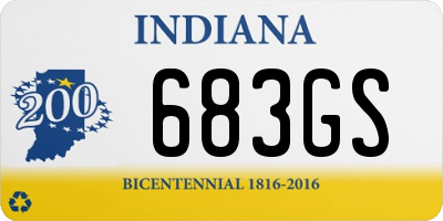 IN license plate 683GS