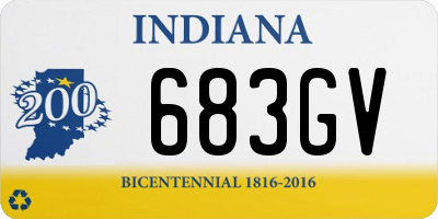 IN license plate 683GV