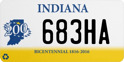 IN license plate 683HA
