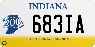 IN license plate 683IA