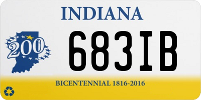 IN license plate 683IB