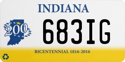 IN license plate 683IG