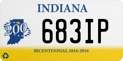 IN license plate 683IP