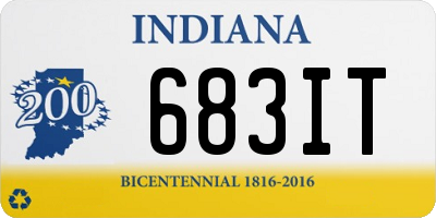 IN license plate 683IT