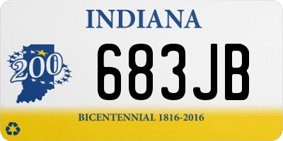 IN license plate 683JB