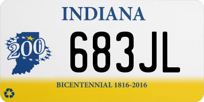 IN license plate 683JL