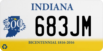 IN license plate 683JM