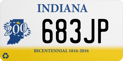 IN license plate 683JP