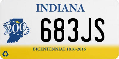 IN license plate 683JS