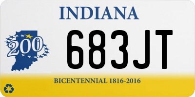 IN license plate 683JT