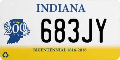 IN license plate 683JY