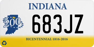 IN license plate 683JZ