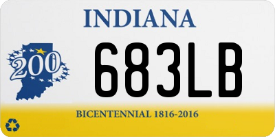 IN license plate 683LB