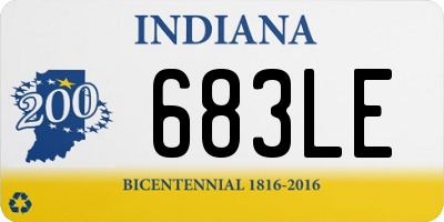 IN license plate 683LE