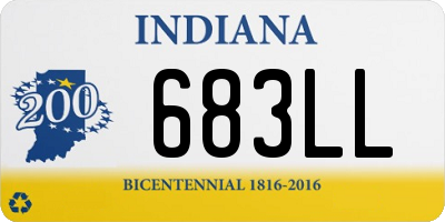 IN license plate 683LL