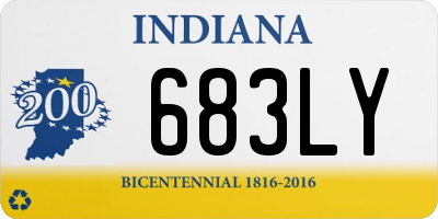 IN license plate 683LY