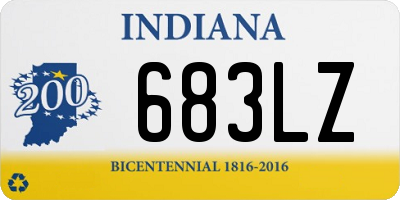 IN license plate 683LZ