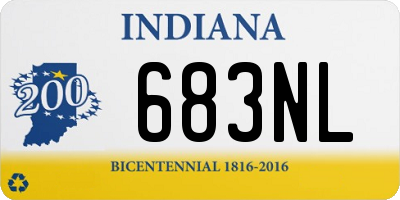 IN license plate 683NL