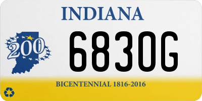 IN license plate 683OG