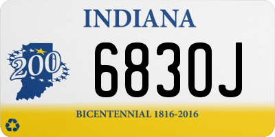 IN license plate 683OJ