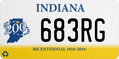 IN license plate 683RG