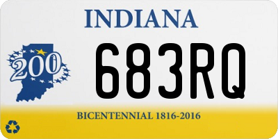 IN license plate 683RQ