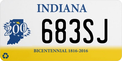 IN license plate 683SJ