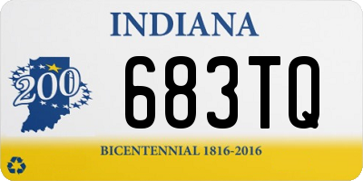 IN license plate 683TQ