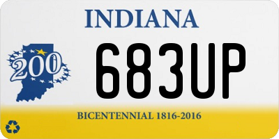 IN license plate 683UP