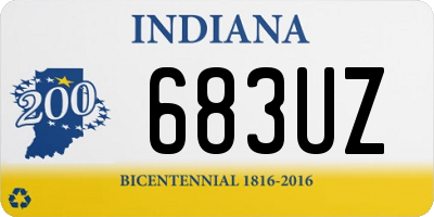 IN license plate 683UZ