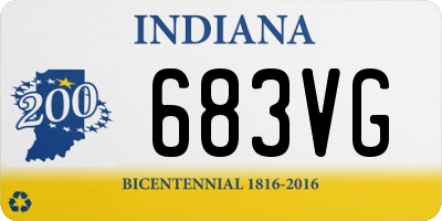 IN license plate 683VG